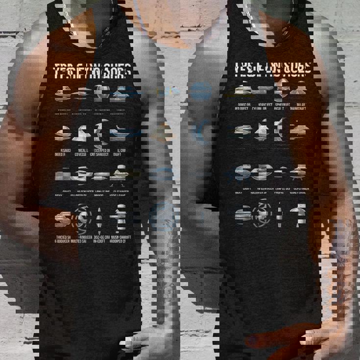 空飛ぶ円盤の種類 Ufo 宇宙人 宇宙好き タンクトップ 彼への贈り物