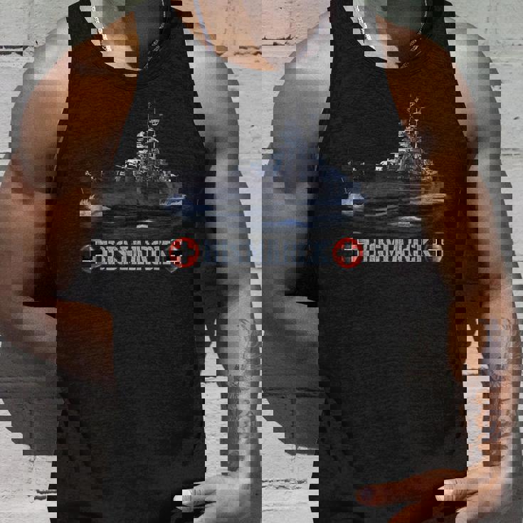 第二次世界大戦のドイツ戦艦ビスマルク タンクトップ 彼への贈り物