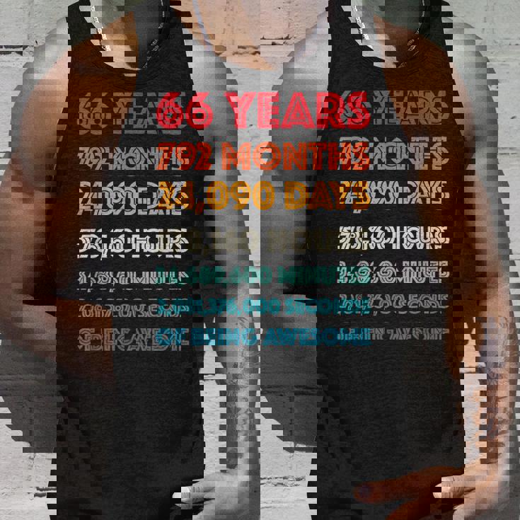 素晴らしい66歳の誕生日プレゼント 面白い レトロ 66歳の誕生日 タンクトップ 彼への贈り物