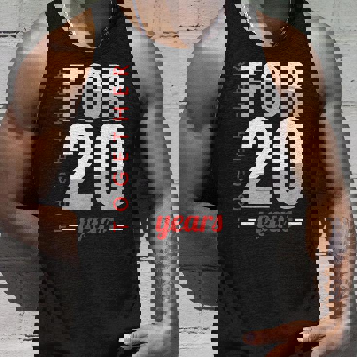 結婚20周年 結婚記念日 磁器 結婚記念日 タンクトップ 彼への贈り物