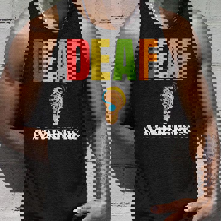 補聴器 耳障がいサポート 聴覚障害者への意識 長袖tシャツ タンクトップ 彼への贈り物