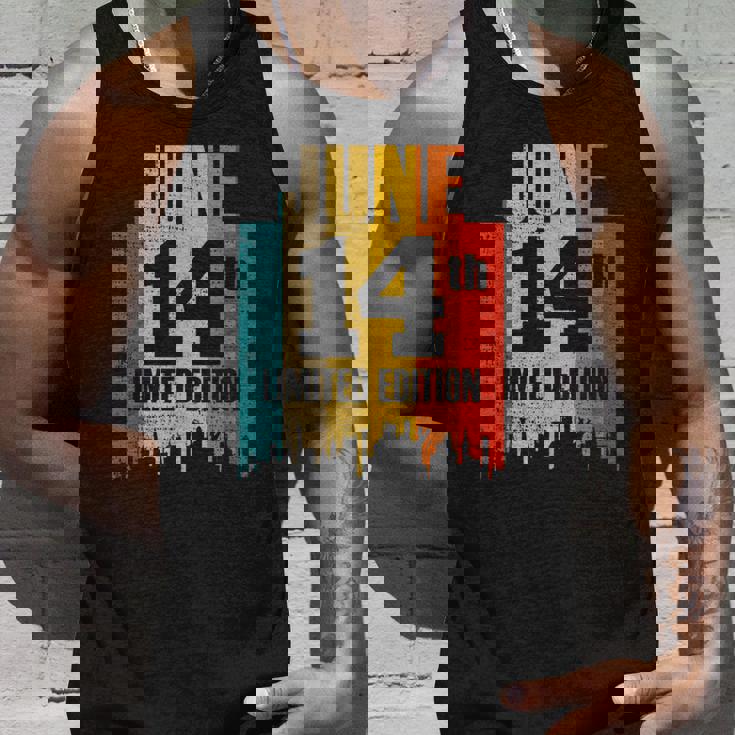 誕生日 6 月 14 日 レトロ ヴィンテージ タンクトップ 彼への贈り物