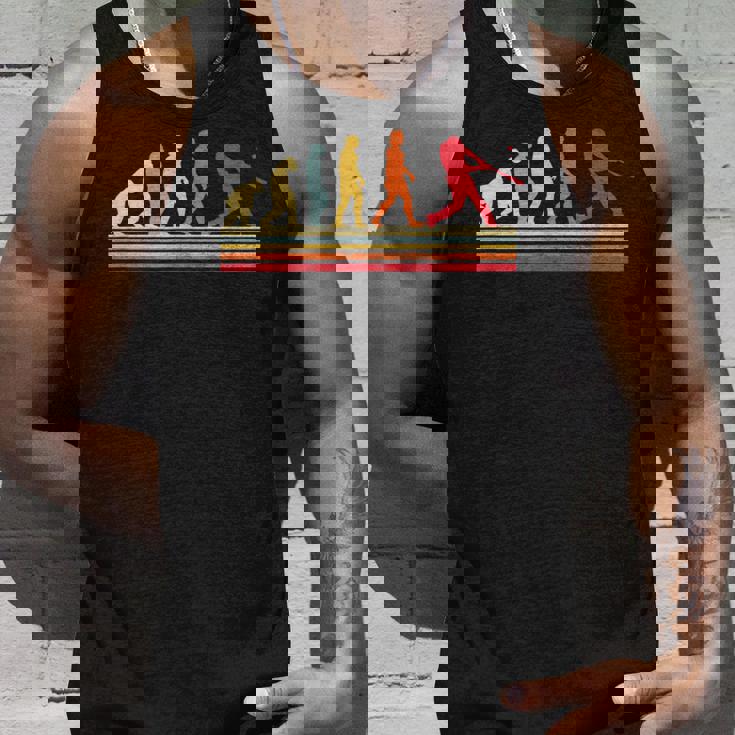 野球 人類の進化 面白いtシャツ おもしろ グッズ 服 ベースボール ネタ メンズ Evolution 野球部 男性 タンクトップ 彼への贈り物