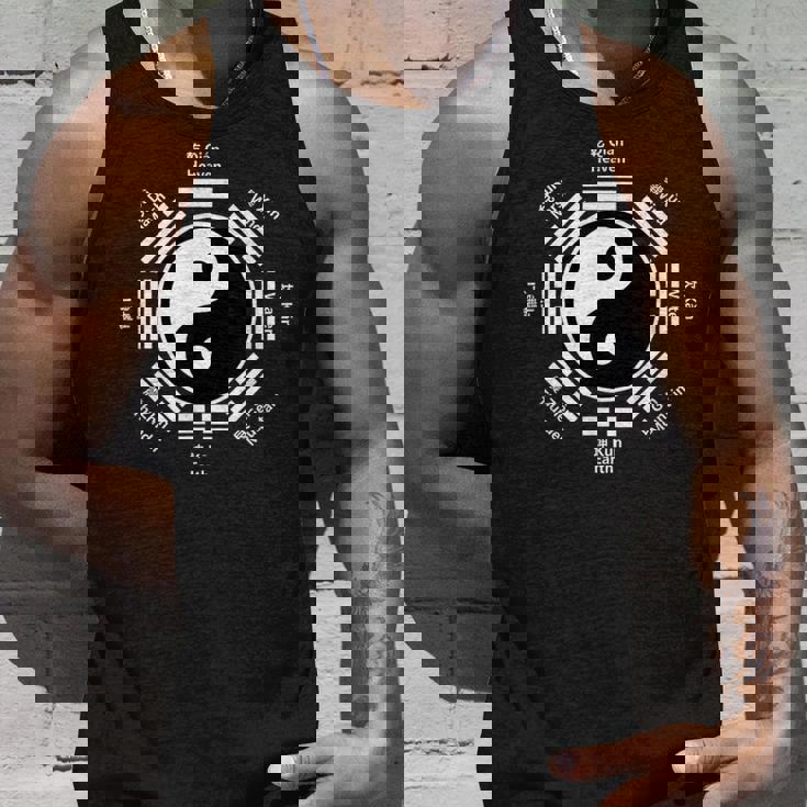 陰陽中国太極拳ギフト風水八卦カンフー タンクトップ 彼への贈り物