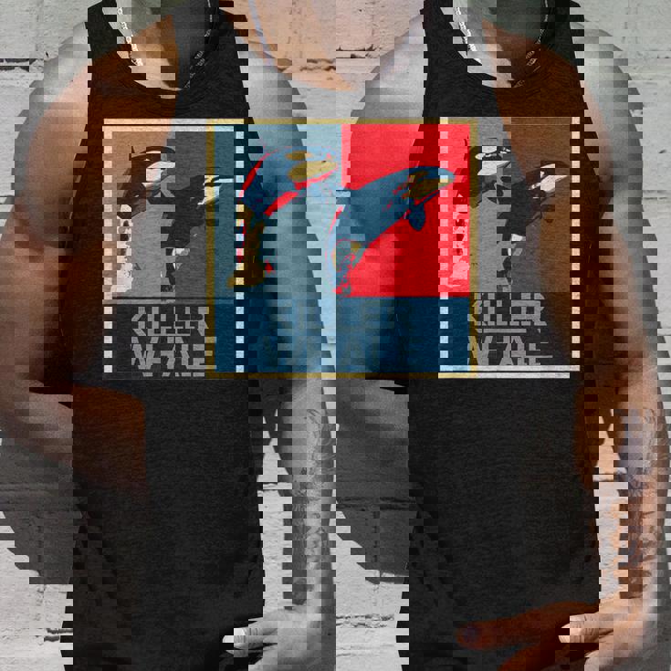 面白tシャツ 海 シャチ おもしろ かわいい グッズ 服 ネタ メンズ オリジナル 夏 生き物 レトロ タンクトップ 彼への贈り物