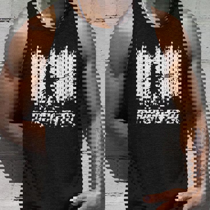 面白い消防士消防チーム消防団 タンクトップ 彼への贈り物