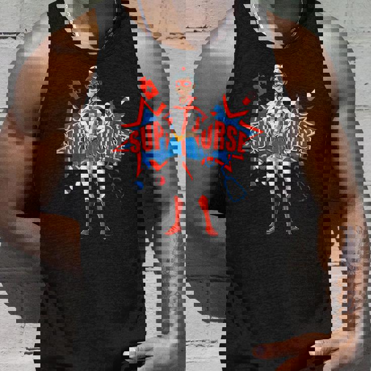 面白い看護師スーパーヒーロー面白い看護 タンクトップ 彼への贈り物