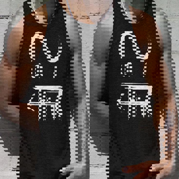 龍体文字 【 つる 】商売繁盛 人脈 幸運 タンクトップ 彼への贈り物