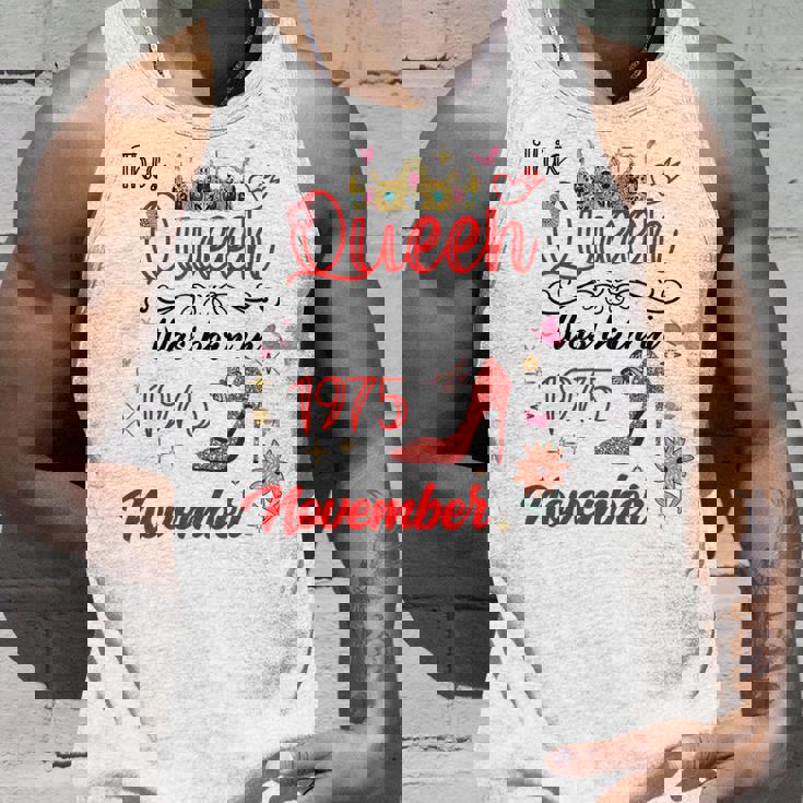 1975年11月 誕生日 この女王は1975年11月に生まれました タンクトップ 彼への贈り物