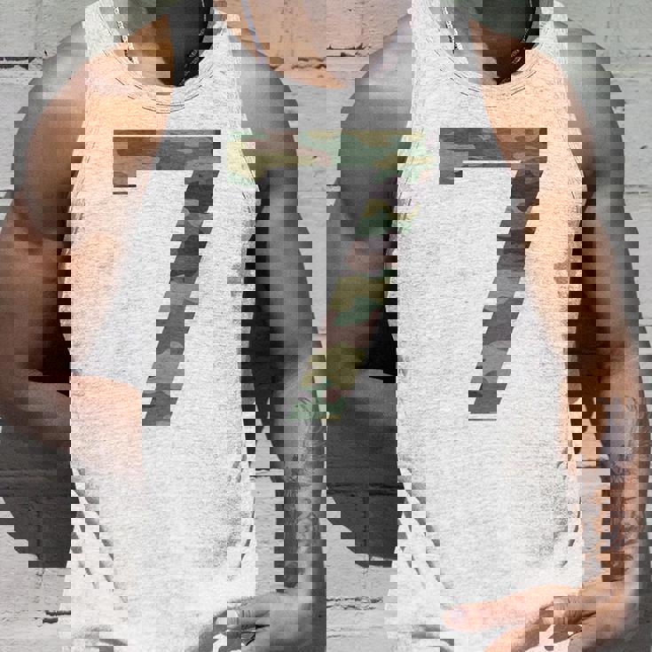 7 ジャージ ユニフォーム バーシティ スポーツ 迷彩 カモフラージュ 7Th タンクトップ 彼への贈り物