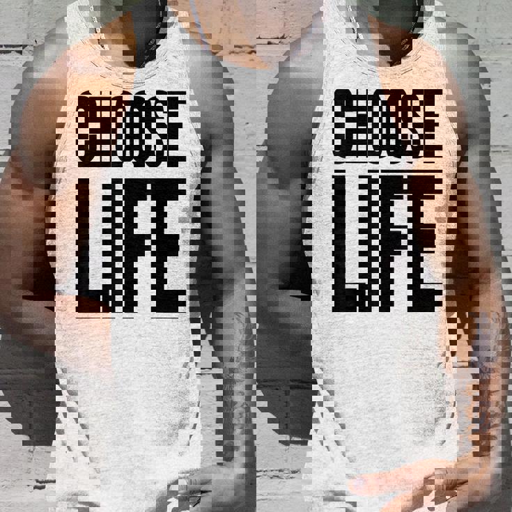 Choose Life 前面と背面の両面デザイン タンクトップ 彼への贈り物