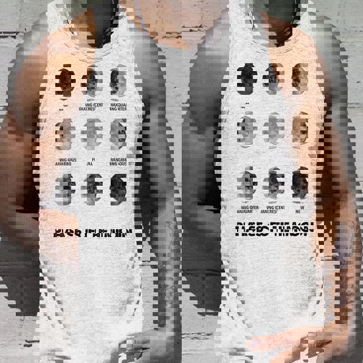 Fase Lunar Ciclos Lunares Eclipse Lunar Ciclo Lunar Camiseta sin mangas Regalos para él