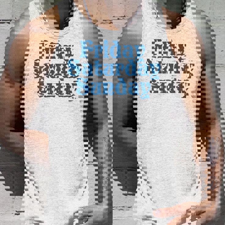 Fridayaturdayunday Moodibe Weekend Relax Day Off タンクトップ 彼への贈り物