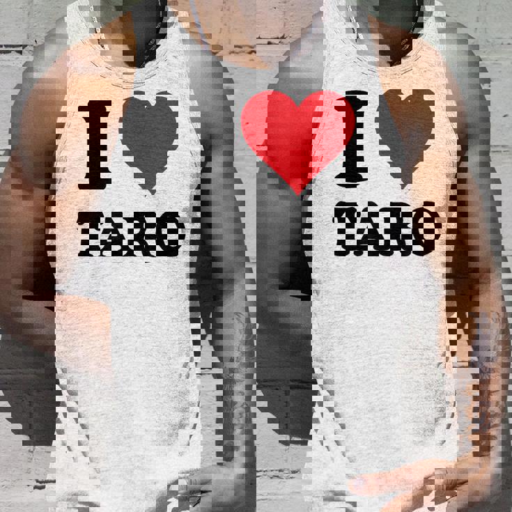 I Heart Taro 名 I Love パーソナライズ タンクトップ 彼への贈り物