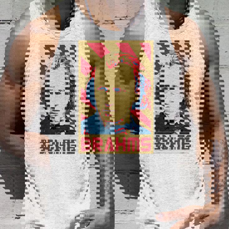 Johannes Brahms クラシック音楽の作曲家 レトロ調 タンクトップ 彼への贈り物