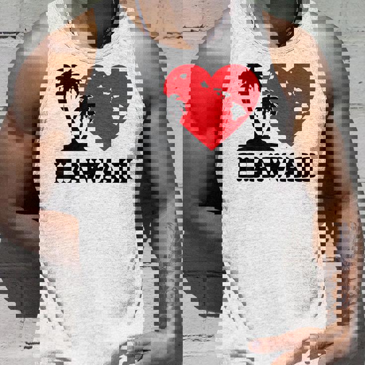 I Love Hawaii ハワイアンハートパーム レディース メンズ ボーイズ ガールズ タンクトップ 彼への贈り物