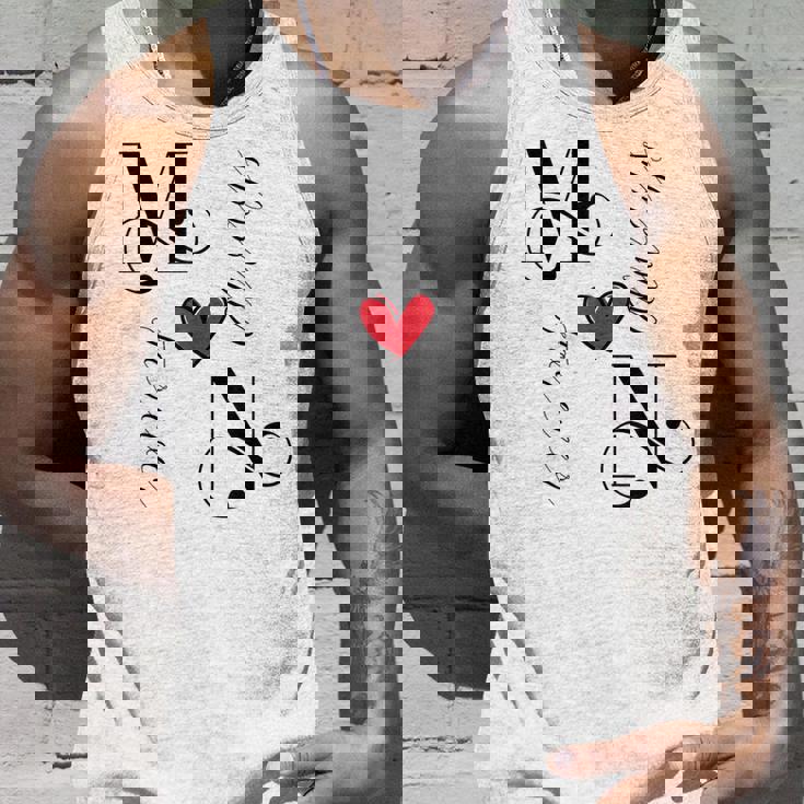 M & N カップル イニシャル 結婚式 記念日 新築祝い タンクトップ 彼への贈り物