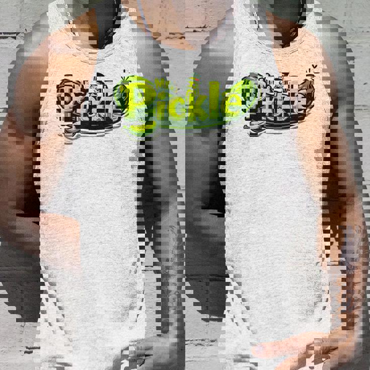 Mr Pickle ピクルス 風変わりで楽しいグラフィックピクルス タンクトップ 彼への贈り物