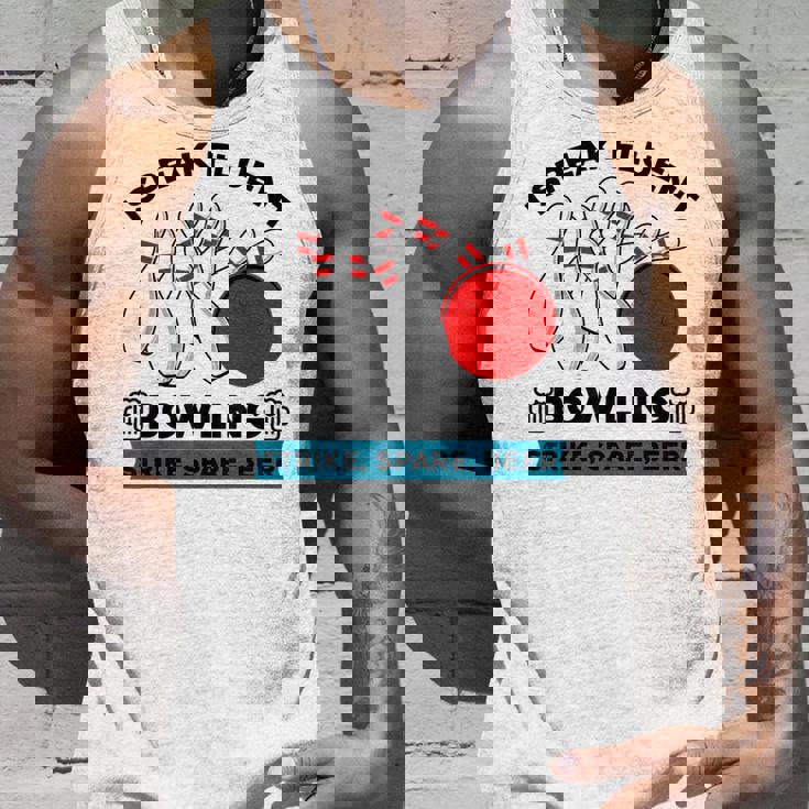 Strike スペア ビール ボウラー ボーリングボール 面白ボウリング タンクトップ 彼への贈り物