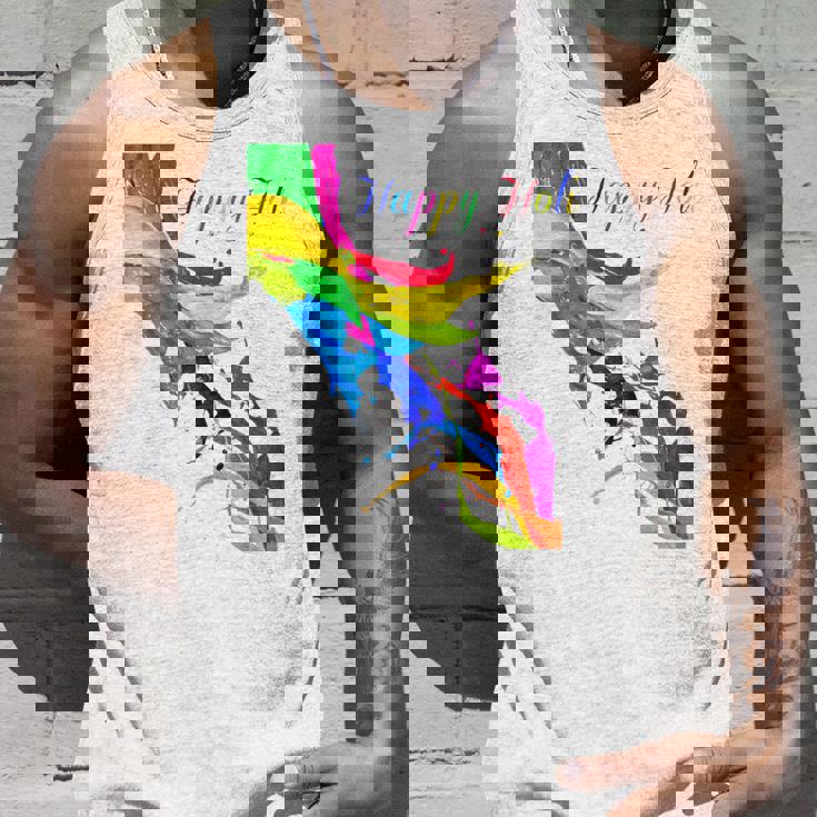 Vibrant And Colorful Holi タンクトップ 彼への贈り物