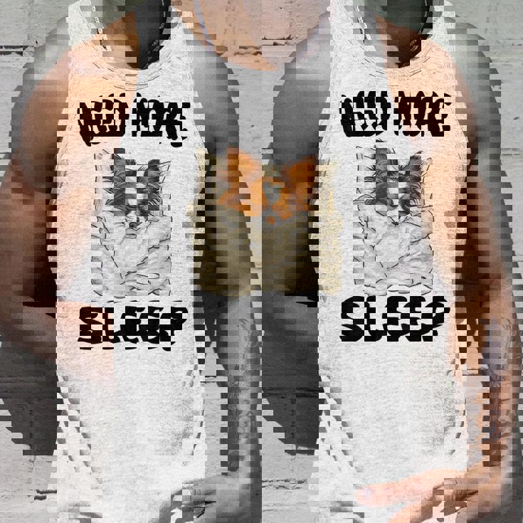 かわいいパピヨンドッグは睡眠パジャマナイトガウンが必要です タンクトップ 彼への贈り物