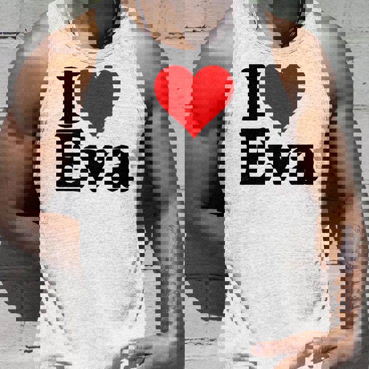アイ・ラブ・ハート・エヴァ タンクトップ 彼への贈り物