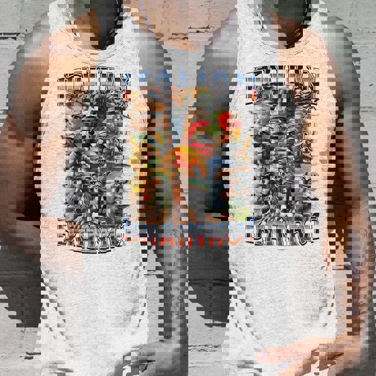 イタリアンブレインロットファニーイタリアンブレインロットミーム タンクトップ 彼への贈り物