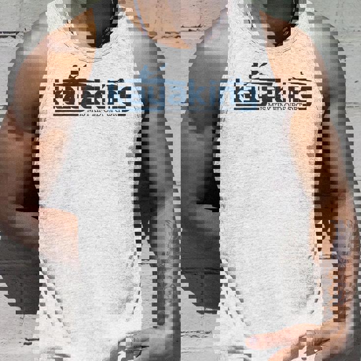 カヤックは俺のスポーツだよカヤックはカヤック タンクトップ 彼への贈り物