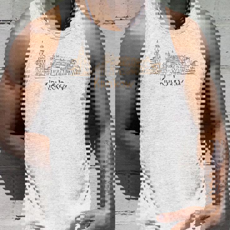 クラクフ ポーランド 旅行 お土産 パノラマ シティ ランドマーク ギフト タンクトップ 彼への贈り物