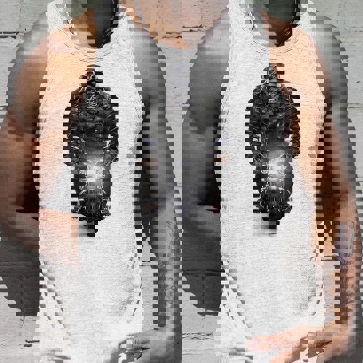 ゴリラ 動物 バイク ヘルメット タンクトップ 彼への贈り物