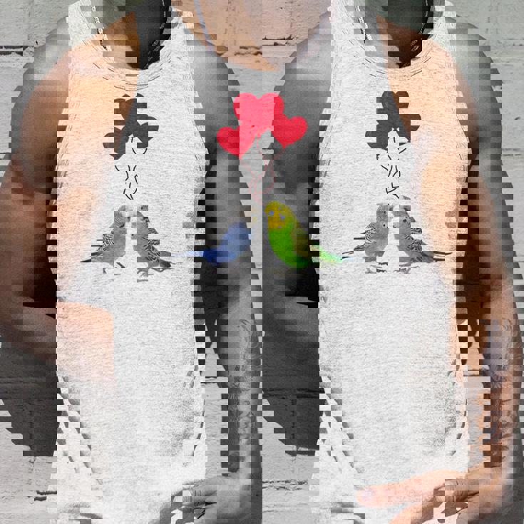 セキセイインコ、面白い鳥、楽しい、セキセイインコ タンクトップ 彼への贈り物