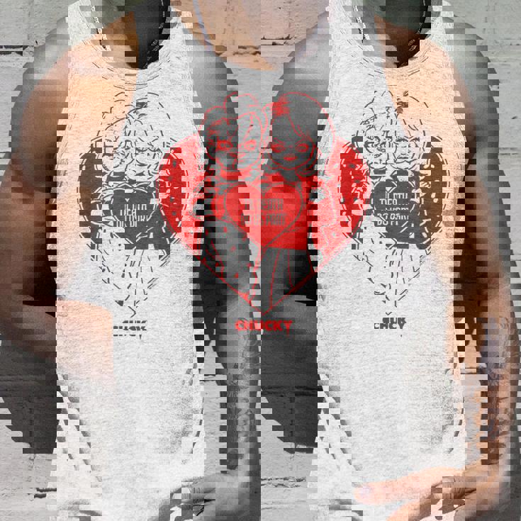 チャッキー＆ティファニーティル・デス・ドゥ・アス・パート・バレンタイン タンクトップ 彼への贈り物