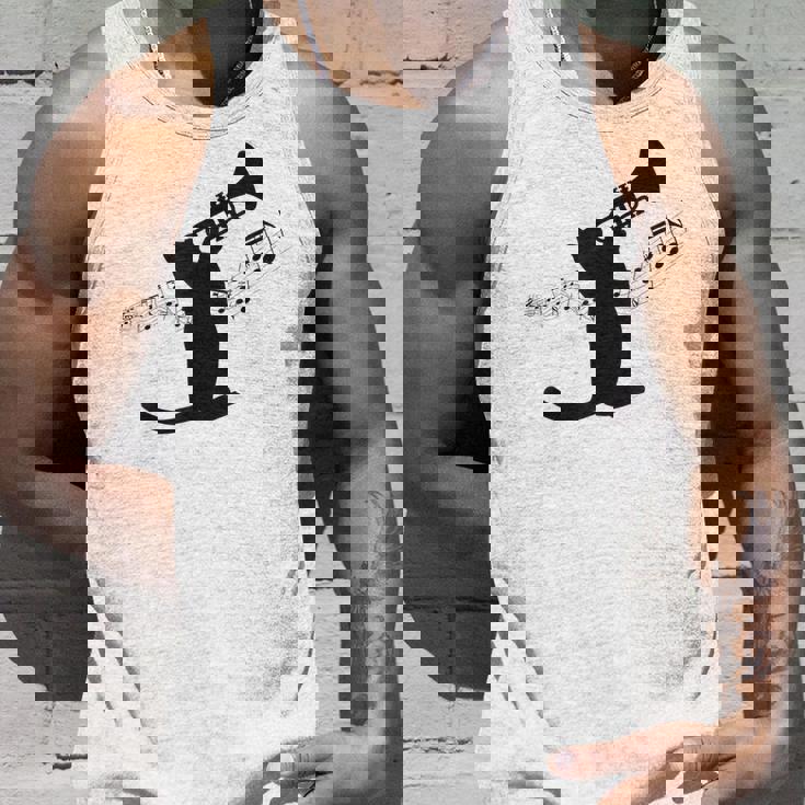 トランペット奏者猫 タンクトップ 彼への贈り物