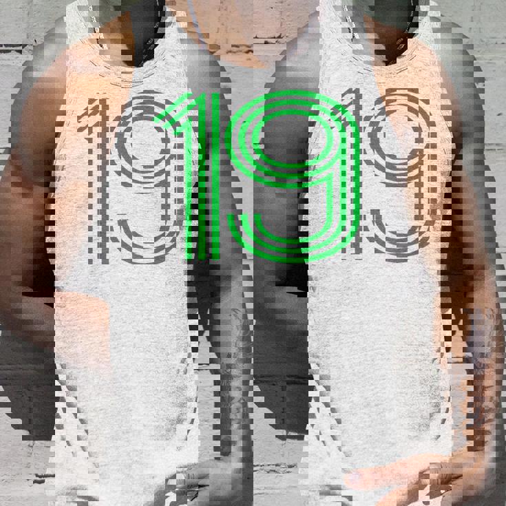 ナンバー19シャツ レトロユニフォーム ヨーロッパスタイル バックプリントジャージ タンクトップ 彼への贈り物