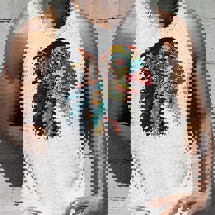 ババヤガ 神話 グラフィック ファンタジー イラスト ババヤガ タンクトップ 彼への贈り物