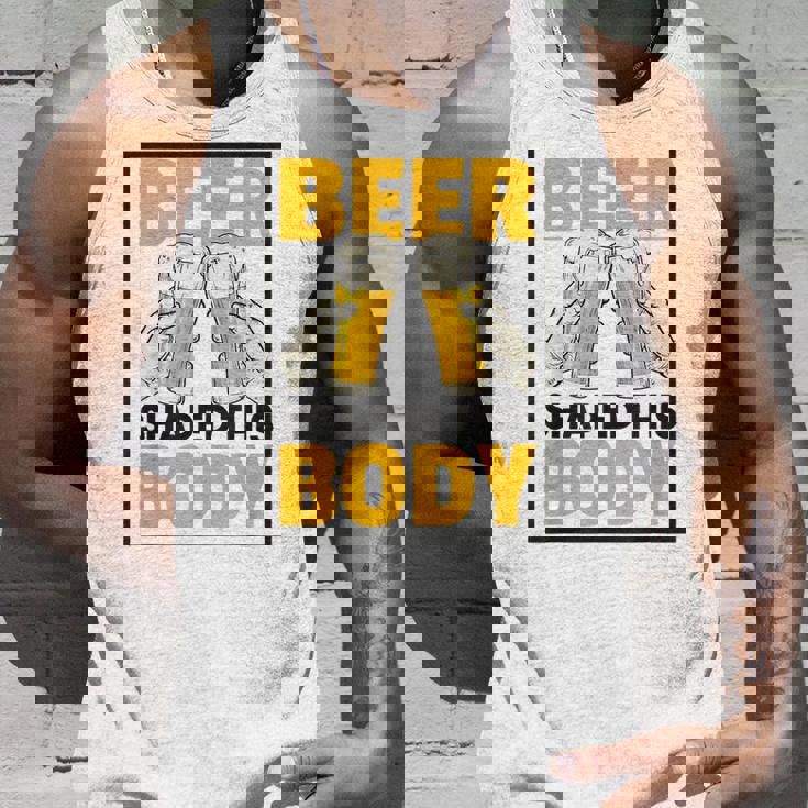 ビールがこの体を作る 面白いビール腹 タンクトップ 彼への贈り物