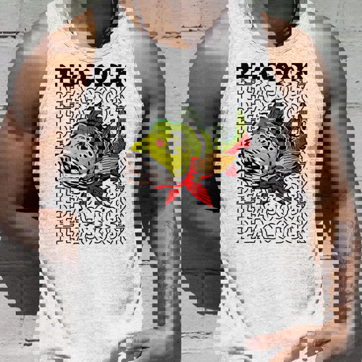 ピーコックバス 80 年代スタイルのモンスターフィッシュキーパー タンクトップ 彼への贈り物