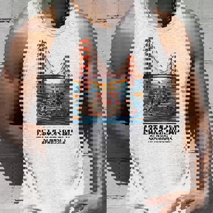 ヴィンテージ アルカトラズ島 サンフランシスコ ゴールデンゲート ベイエリア タンクトップ 彼への贈り物