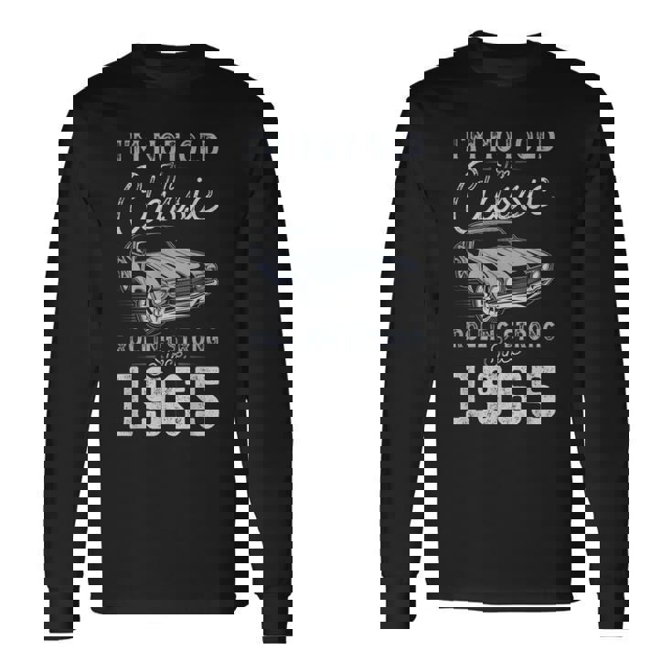 1965年生まれ マッスルカー生誕61周年 長袖Tシャツ