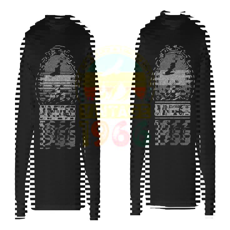 1966年ヴィンテージ、限定版、60歳の誕生日、60歳 長袖Tシャツ