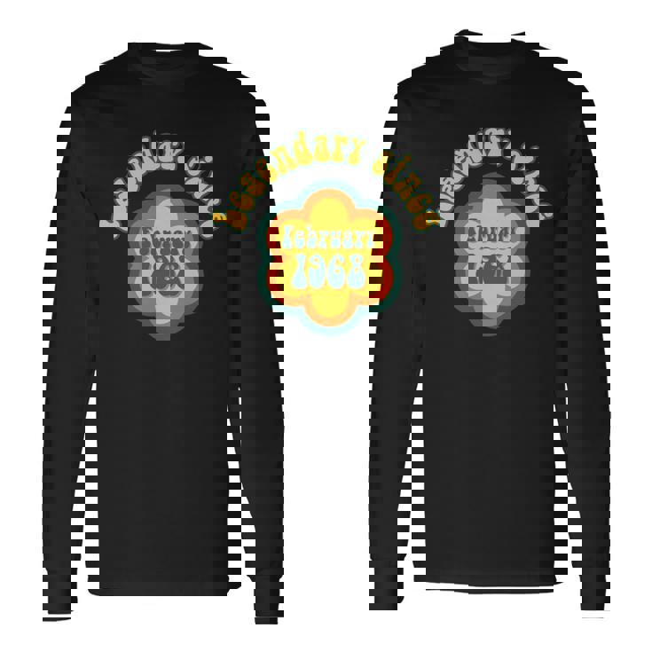 1968 年 2 月生まれ 誕生日 1968 年 2 月以来のレジェンド 長袖tシャツ 長袖Tシャツ