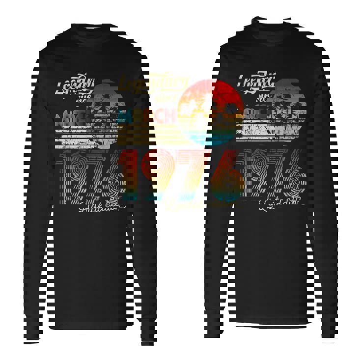 1976年3月から誕生日伝説のギフト 長袖Tシャツ