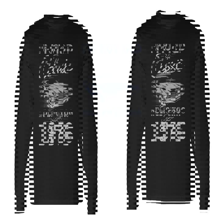 1976年生まれ マッスルカー生誕50周年 長袖Tシャツ