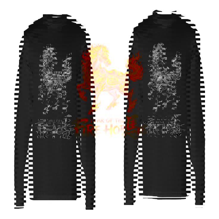 2026 年旧正月 午年 2026 年の干支の伝説 長袖Tシャツ