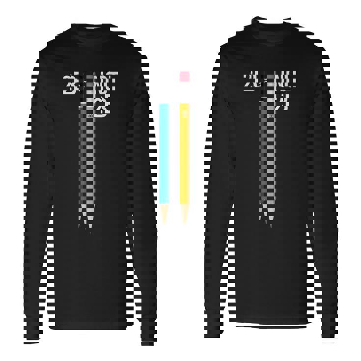 2B Or Not 2B 鉛筆 シェイクスピア ハムレット 引用 面白い 長袖Tシャツ