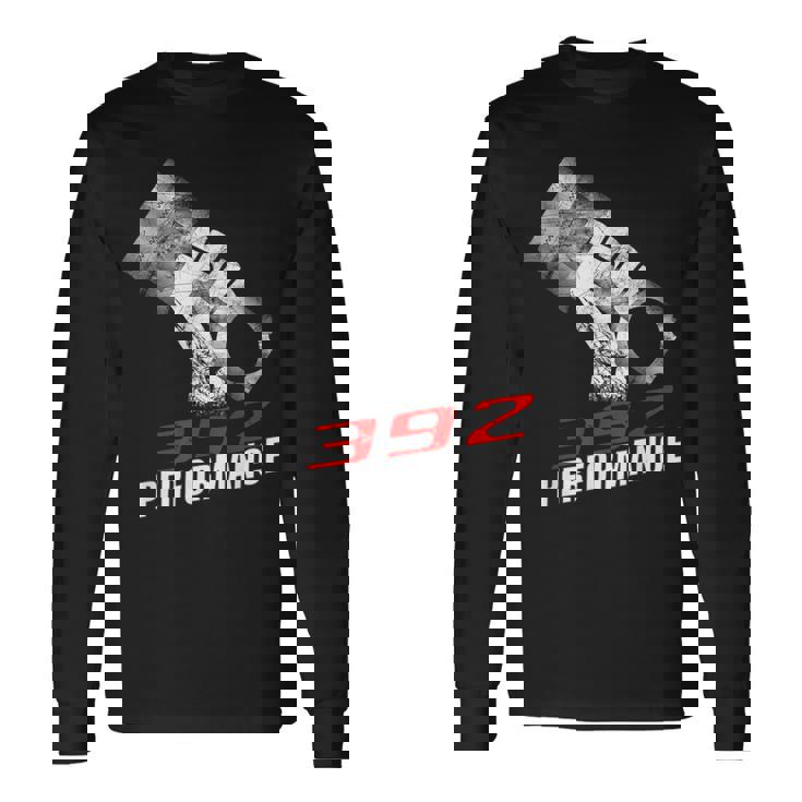 392 パフォーマンス レース ピストン 64 カー 長袖Tシャツ