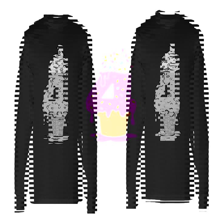 4 Uniforme En Jersey Drip Nlang Meme Quatre Quatrième 4Ème T-shirt à manches longues