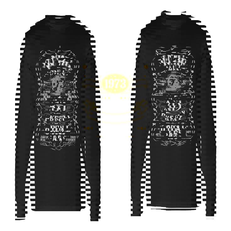 53歳の誕生日プレゼント ヴィンテージ 1973年 男性 面白い 53歳 1973年 長袖Tシャツ