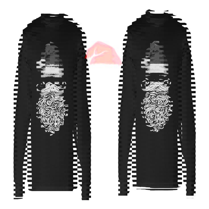 6 7 Christmas 67 Santa Six Seven Christmas Boys Ns 67 Long Sleeve T-Shirt