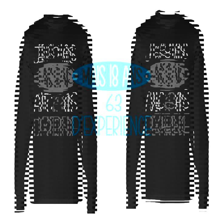 Anniversaire 81 Ans Idée Cadeau Original Drôle T-shirt à manches longues